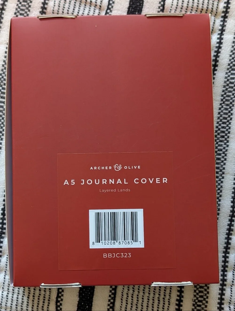 Archer & Olive Layered Lands A5 Notebook Cover, Corduroy